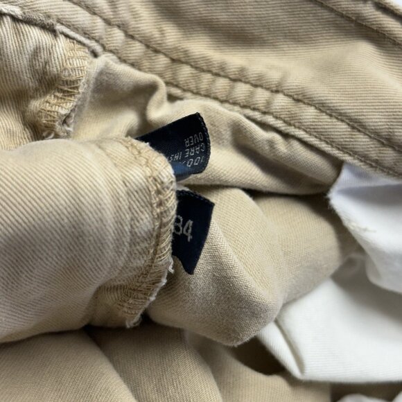 Vintage Polo Ralph Lauren Cargo Shirt Mens 34 (32x9.5) Beige - Picture 4 of 9